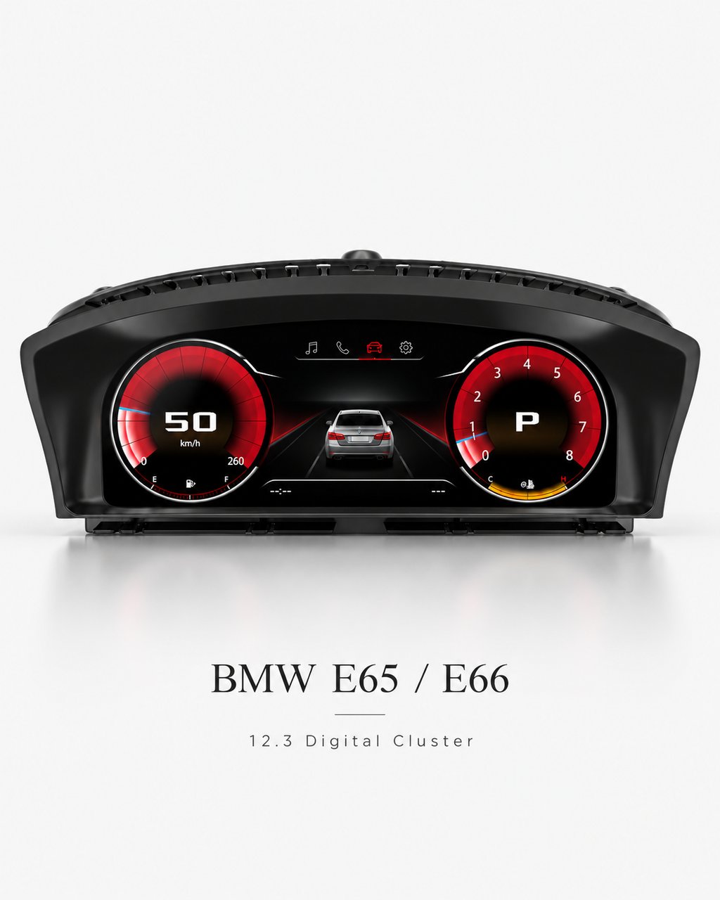 BMW 7 Series E65 & E66 12.3-Inch Digital Instrument Cluster with CarPlay 2004–2008 | LADP