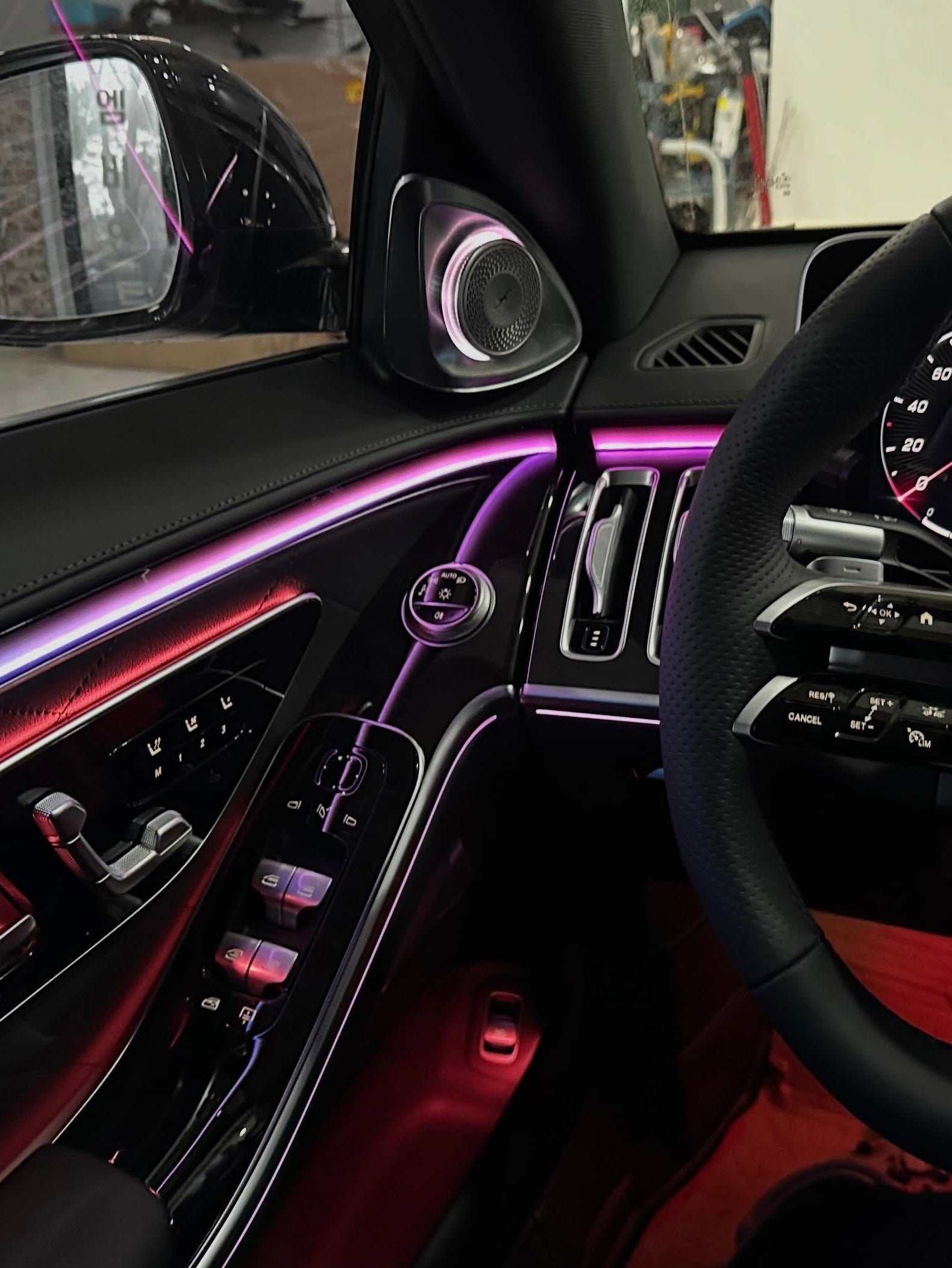 Mercedes S-Class W223 4D Rotating LED Tweeters with Ambient Lighting | LADP