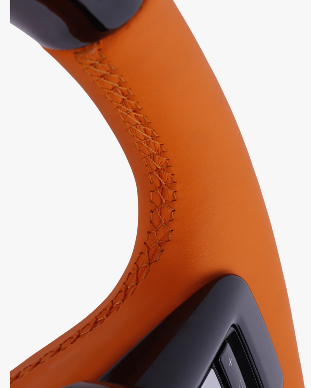 Rolls-Royce Custom Leather Steering Wheel Orange/Black – LADP Bespoke Luxury Steering Wheel
