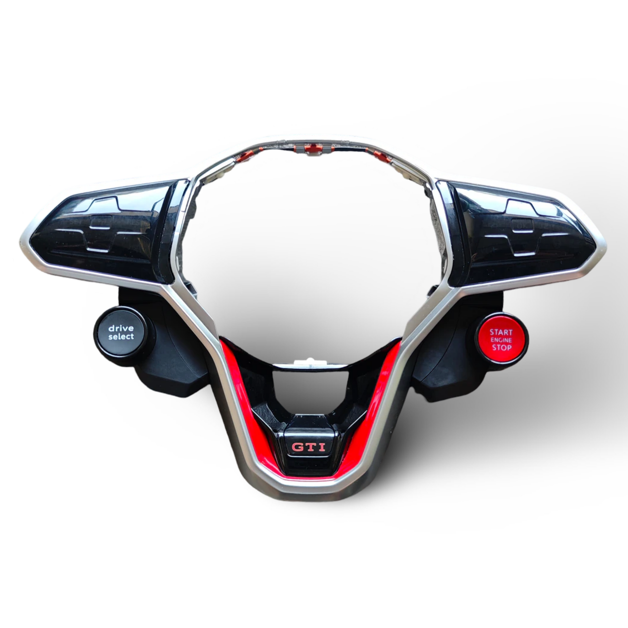 Lenkrad Spange mit Knöpfen für VW Golf 8, GTI, R | R8 Style