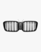 LADP LED Sports Double Bar High Gloss Black Grille for BMW X3 G01 X4 G02 LCI from 08/2021