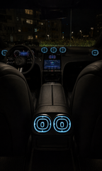 W206 & GLC X254 64-Color LED Front & Rear Air Vent Ambient Lighting | LADP