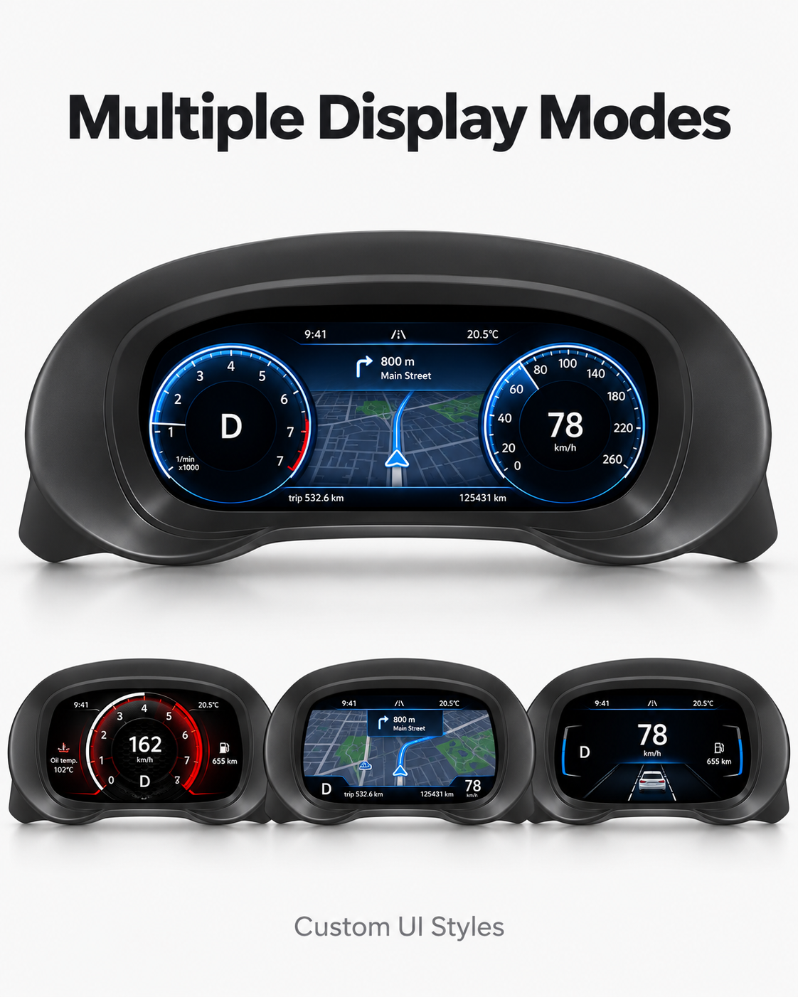 Volkswagen Sharan & SEAT Alhambra 10.25-Inch Digital Instrument Cluster 2010–2019 | LADP