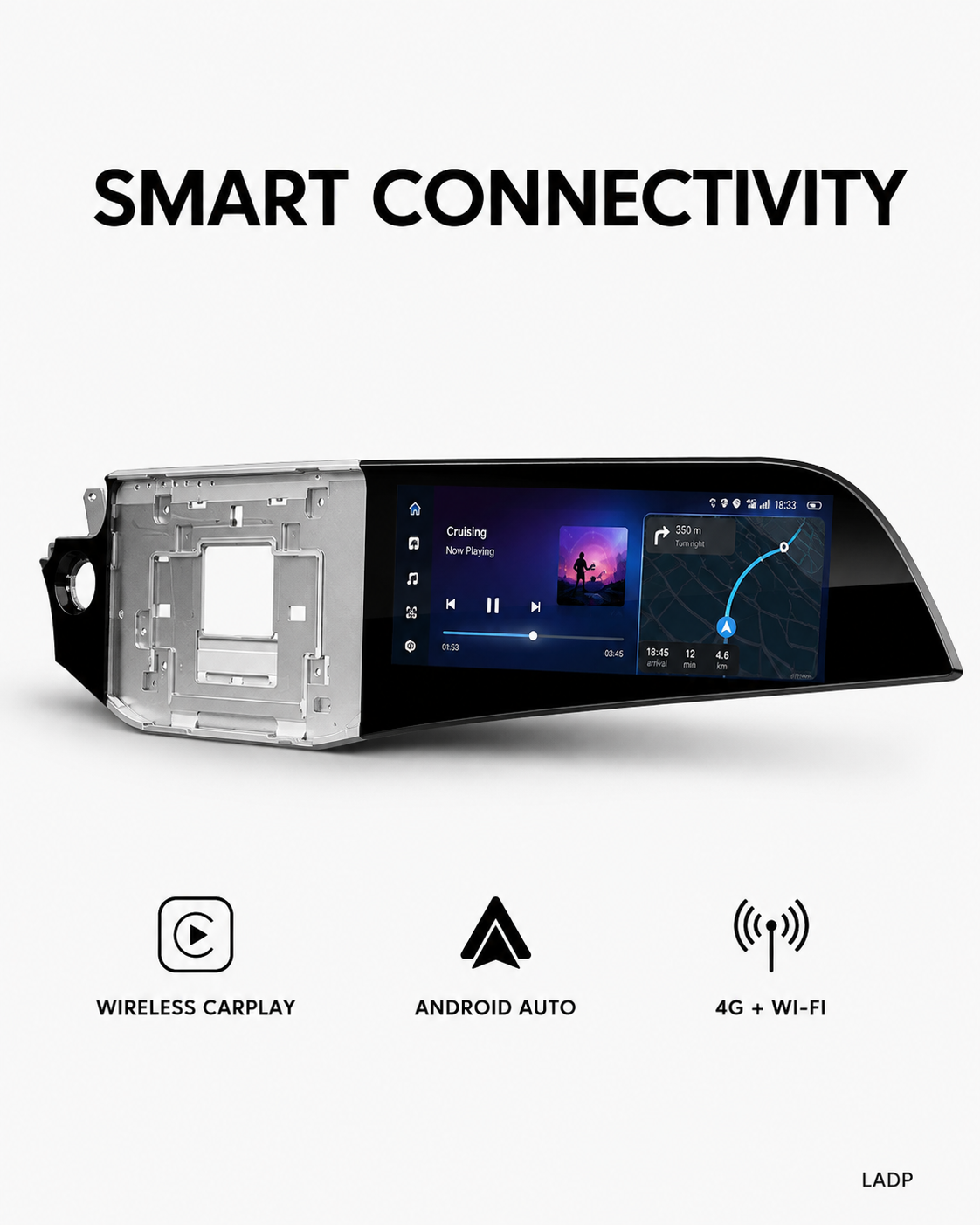 E-Class W214 12.3″ Passenger Display with CarPlay | LADP