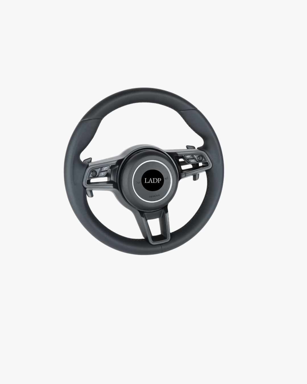 Porsche 911 991 & 718 982 Leder Lenkrad – LADP Sport Performance Steering Wheel Upgrade | All black