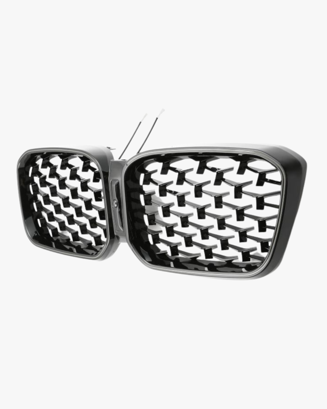 LADP LED Sport Kühlergrill Chrom Schwarz für BMW X3 G01 X4 G02 LCI ab 08/2021