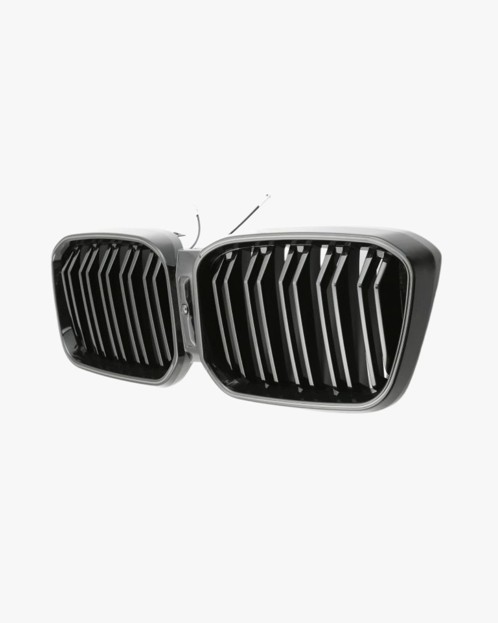 LADP LED Sports Double Bar High Gloss Black Grille for BMW X3 G01 X4 G02 LCI from 08/2021