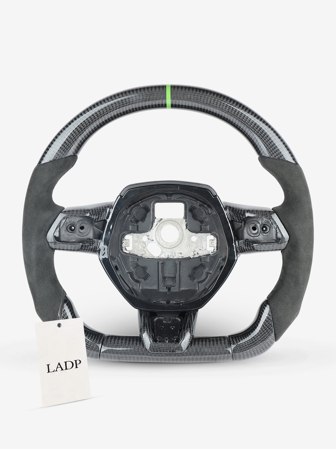 Lamborghini Huracán Carbon Steering Wheel Shell | Gloss Carbon with Alcantara Grips | LADP