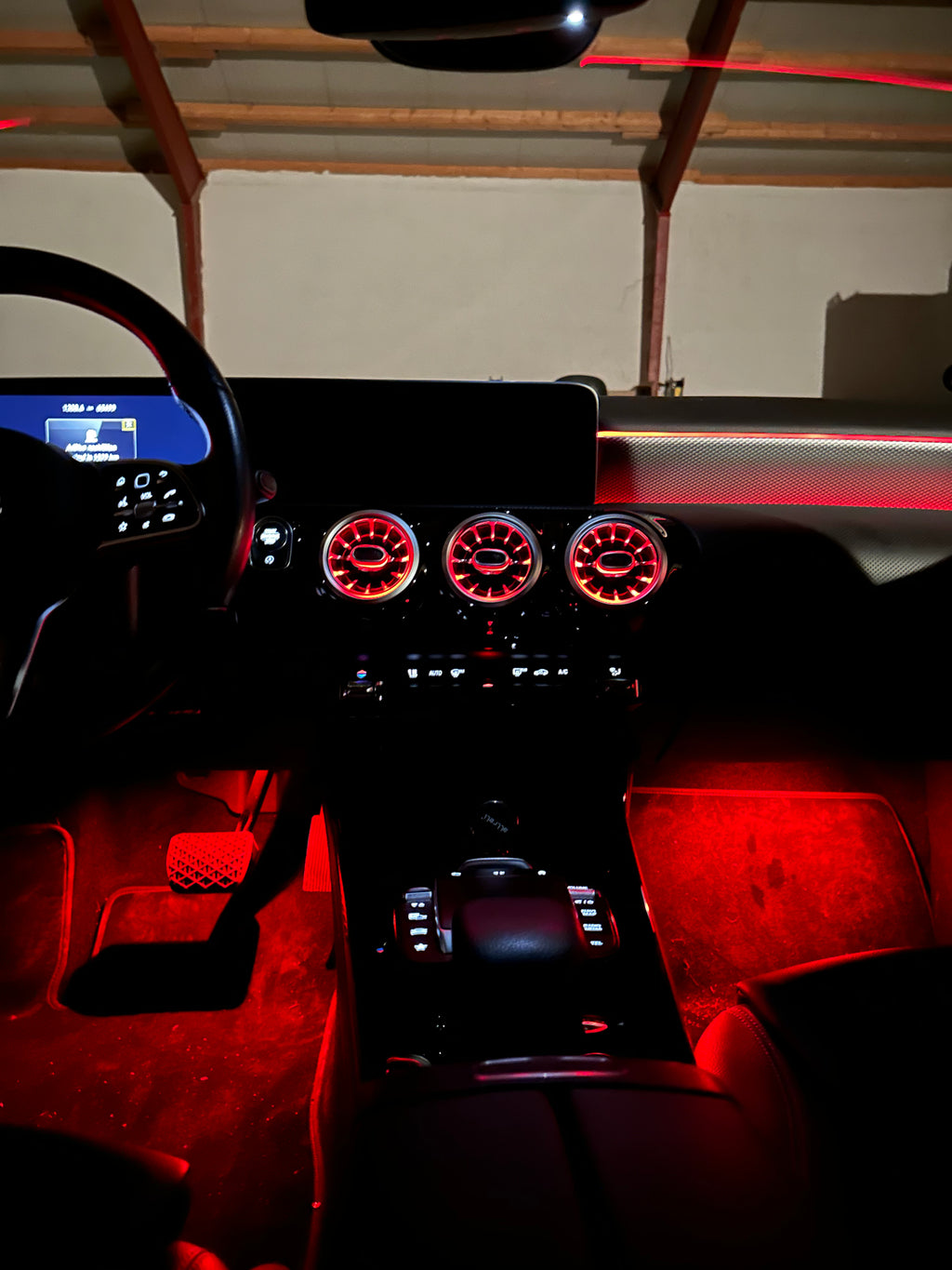 Lüftungsdüsen Beleuchtet Mercedes