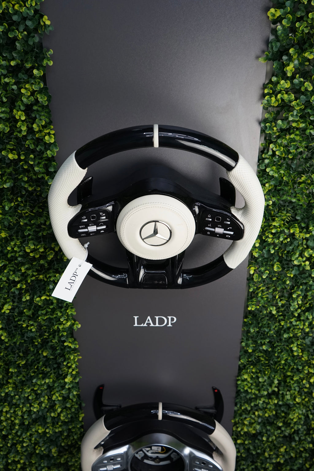 Mercedes AMG Steering Wheel for S500, S63 AMG, GLE63 AMG & GLS63 AMG | Gloss Black | LADP