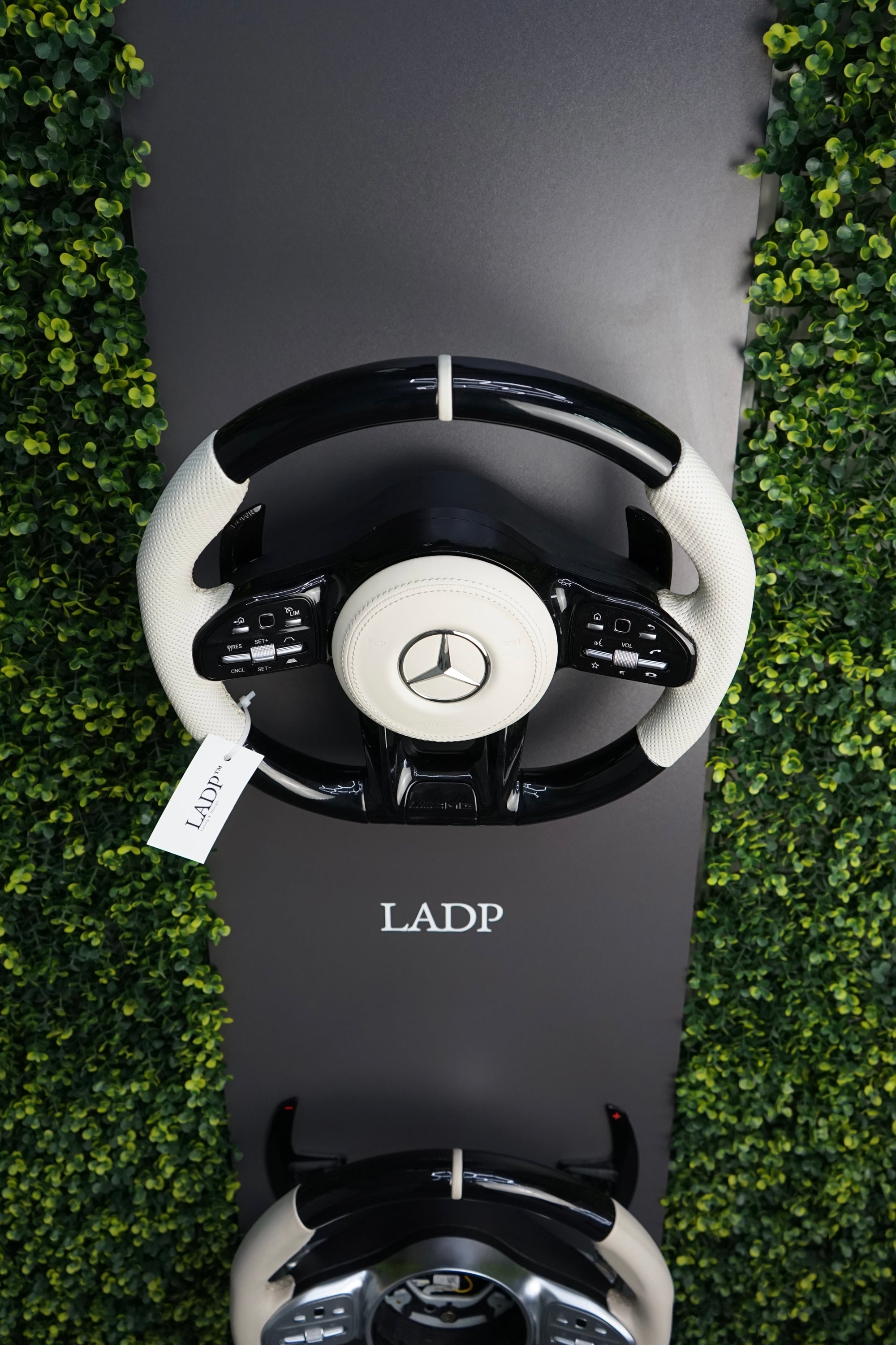 Mercedes AMG Steering Wheel for S500, S63 AMG, GLE63 AMG & GLS63 AMG | Gloss Black | LADP