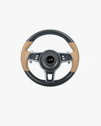Porsche 911 991 & 718 982 Carbon Lenkrad mit beigem Leder – LADP Exclusive Interior Upgrade