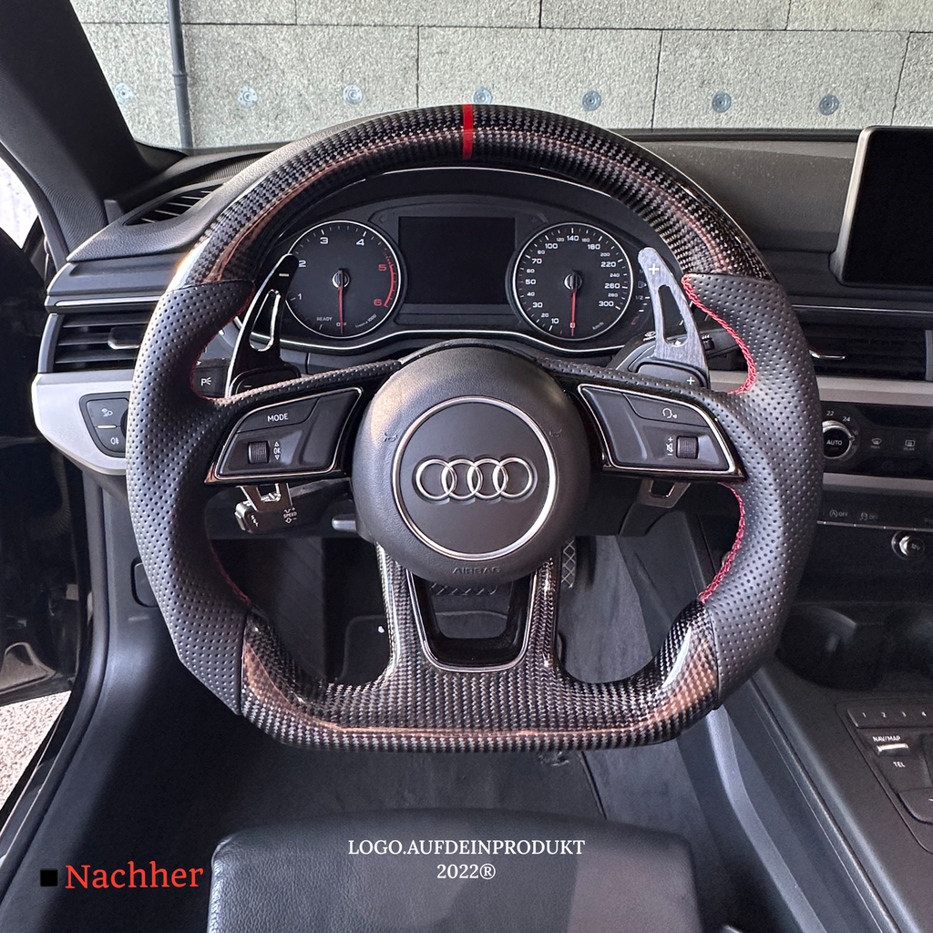 Audi Lenkrad in Carbon