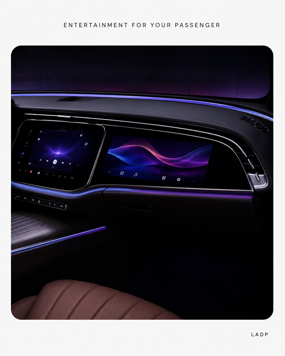 E-Class W214 12.3″ Passenger Display with CarPlay | LADP