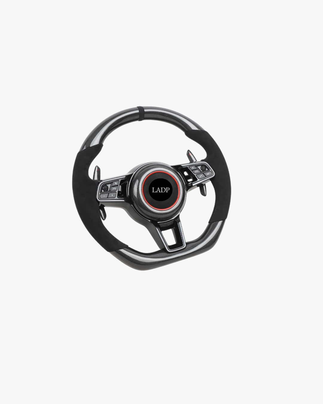Porsche Carbon Sportlenkrad Alcantara – LED Anzeige – passend für 911 (991.2 / 992) – Performance Design