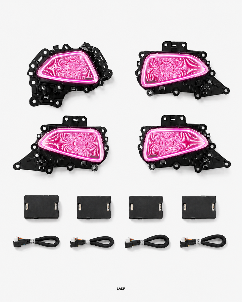 E-Class W214 64-Color LED 4-Door Speaker Covers | LADP