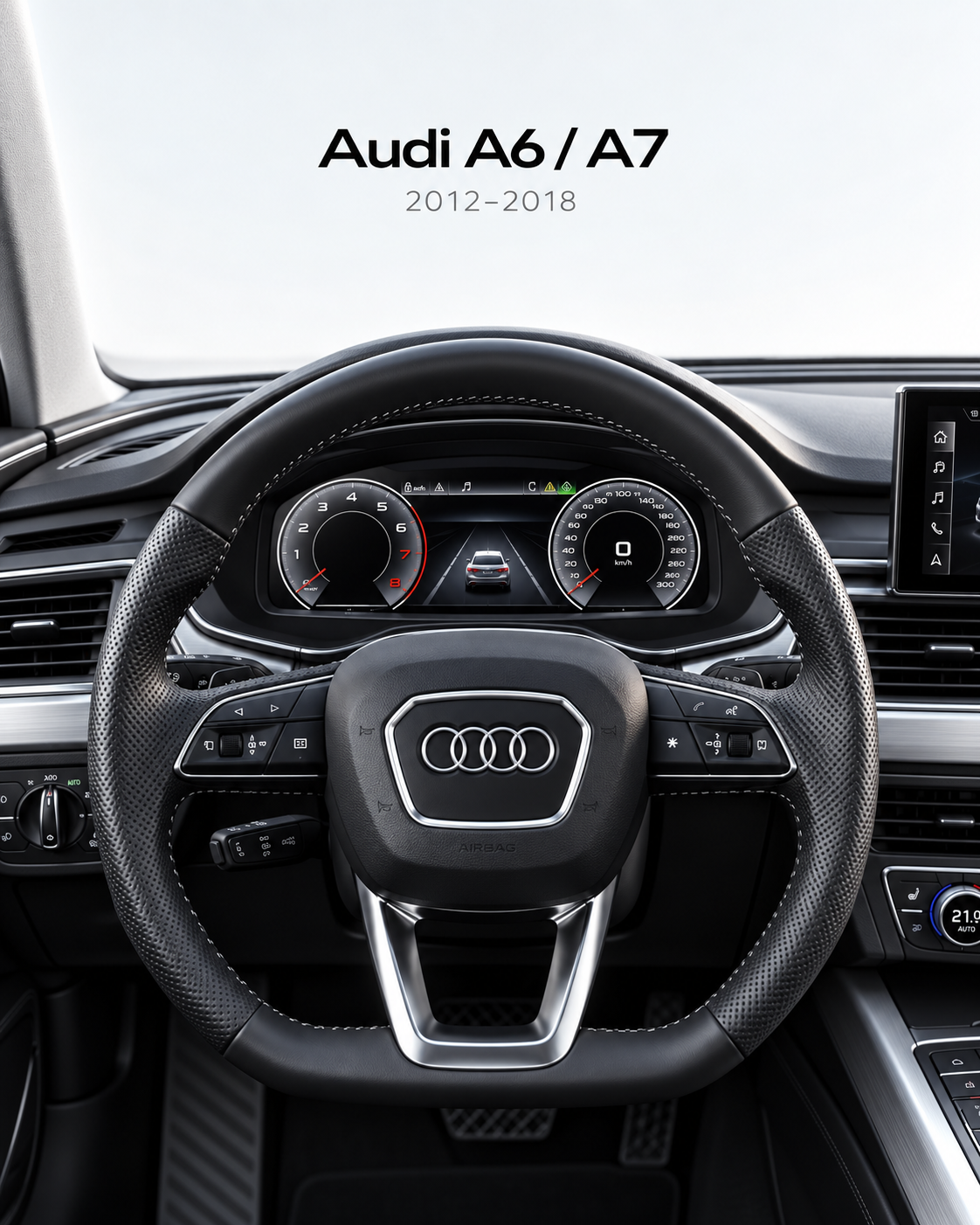 Audi A6 & A7 12.3-Inch Digital Instrument Cluster 2012–2018 | LADP