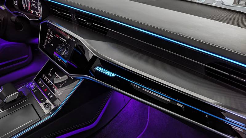 Audi A6 & A7 C8/4K Illuminated Dashboard Trim Ambient Lighting Upgrade | LADP