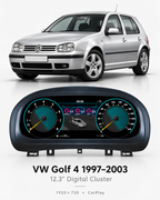 Volkswagen Golf 4 MK4 12.3-Inch Digital Instrument Cluster 1997–2003 | LADP