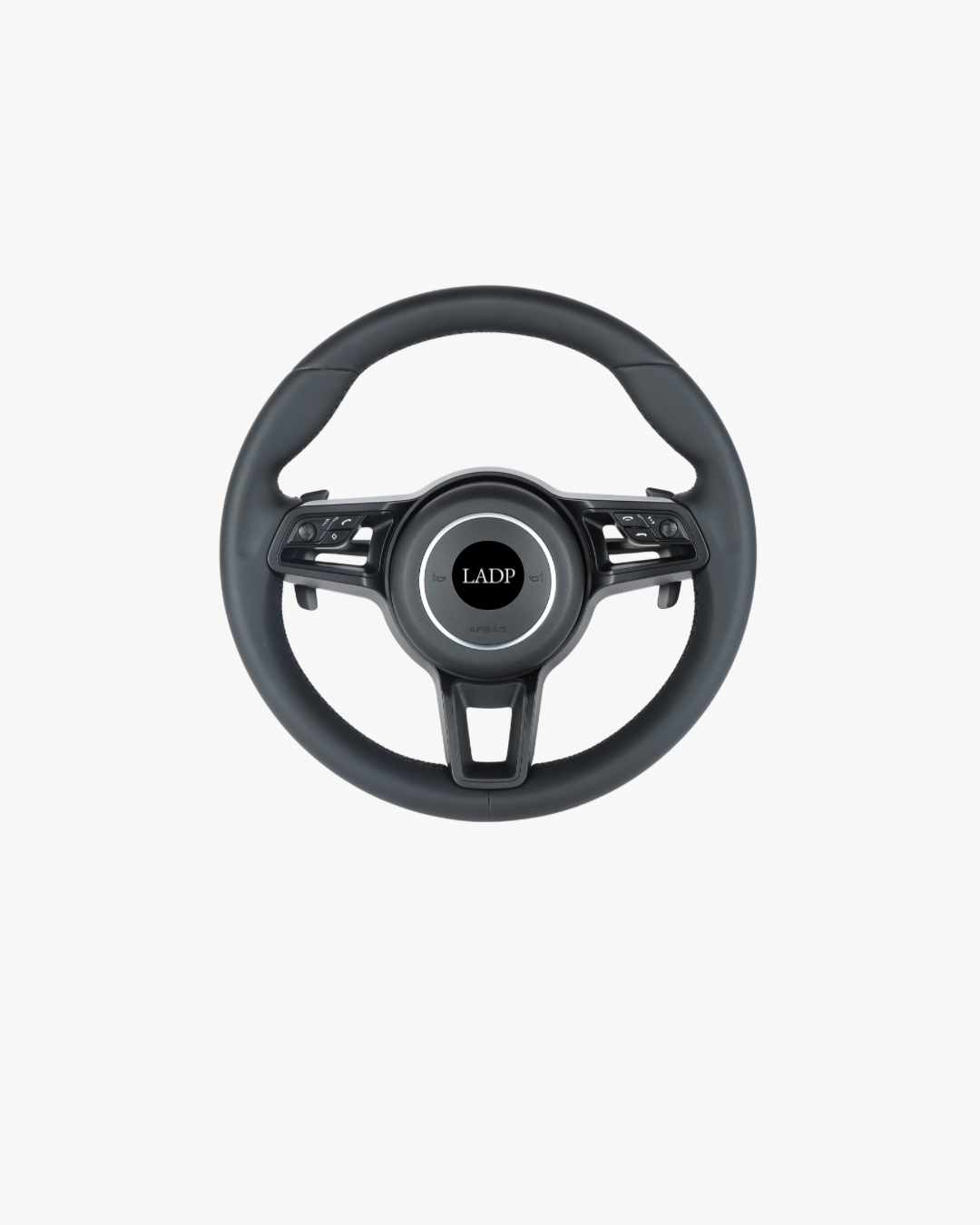 Porsche 911 991 & 718 982 Leder Lenkrad – LADP Sport Performance Steering Wheel Upgrade | All black
