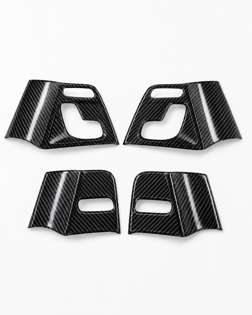 Mercedes G-Class W464 & W465 Carbon Fiber Seat Control Panel Covers – 4-Piece Set | LADP