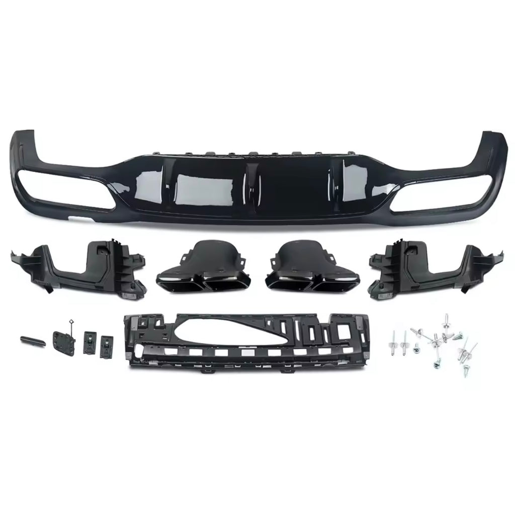 AMG Diffusor für Mercedes W213 (2016–2020) – E63 Style für AMG Line Modelle