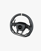 LADP Audi Carbon Lenkrad für A6 A7 Q5 Q7 usw. – Premium Echtcarbon Sportlenkrad