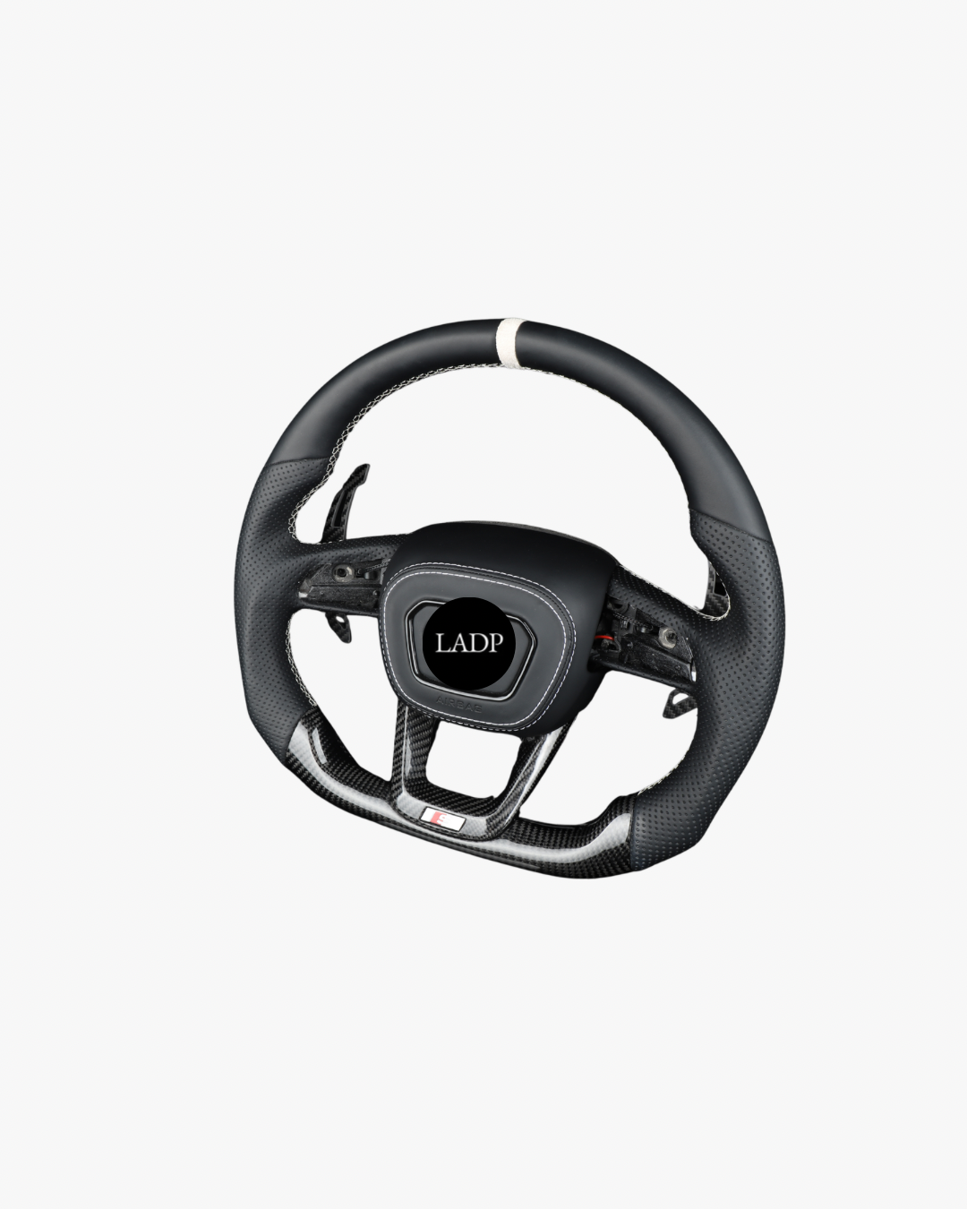 LADP Audi Carbon Lenkrad für A6 A7 Q5 Q7 usw. – Premium Echtcarbon Sportlenkrad