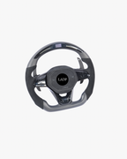 VW Golf 8 GTI R Lenkrad mit LED-Anzeige | LADP Matt Carbon Sportlenkrad