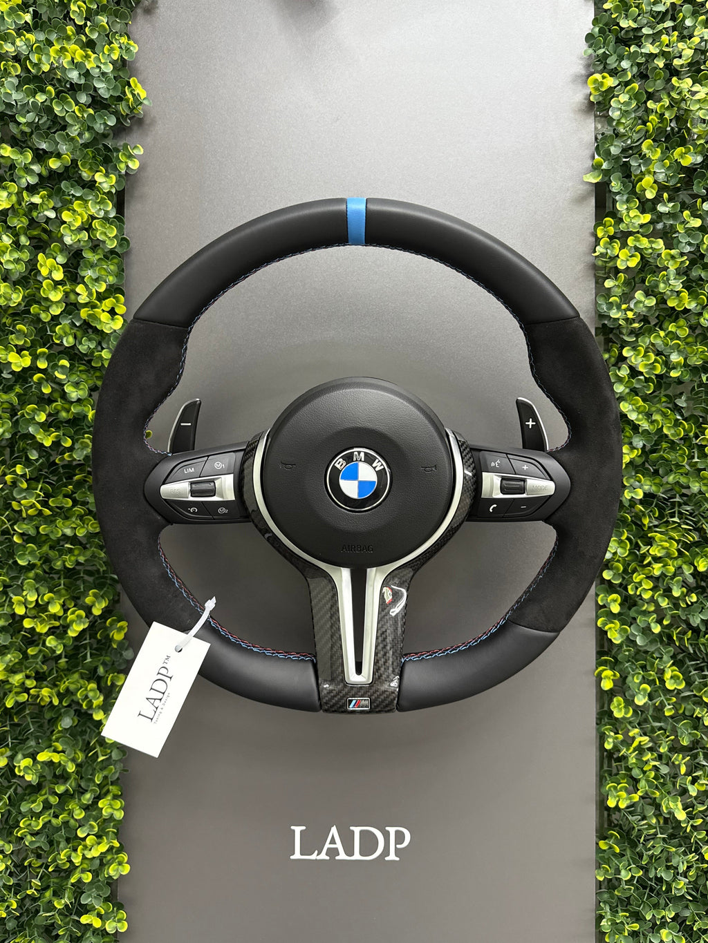BMW E-Series & F-Series M-Style Flat-Bottom Performance Steering Wheel | LADP