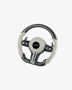 LADP BMW F-Serie Carbon Lenkrad mit weißem Leder – Komplettes Sportlenkrad