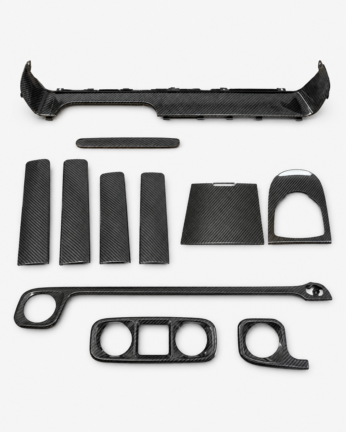 Mercedes G-Class W464 Dry Carbon Fiber Interior Trim Kit 2019+ | LADP