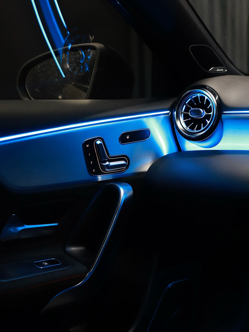 Mercedes A-Class W177 & CLA W118 64-Color Interior Ambient Lighting Set LHD – Plug & Play | LADP