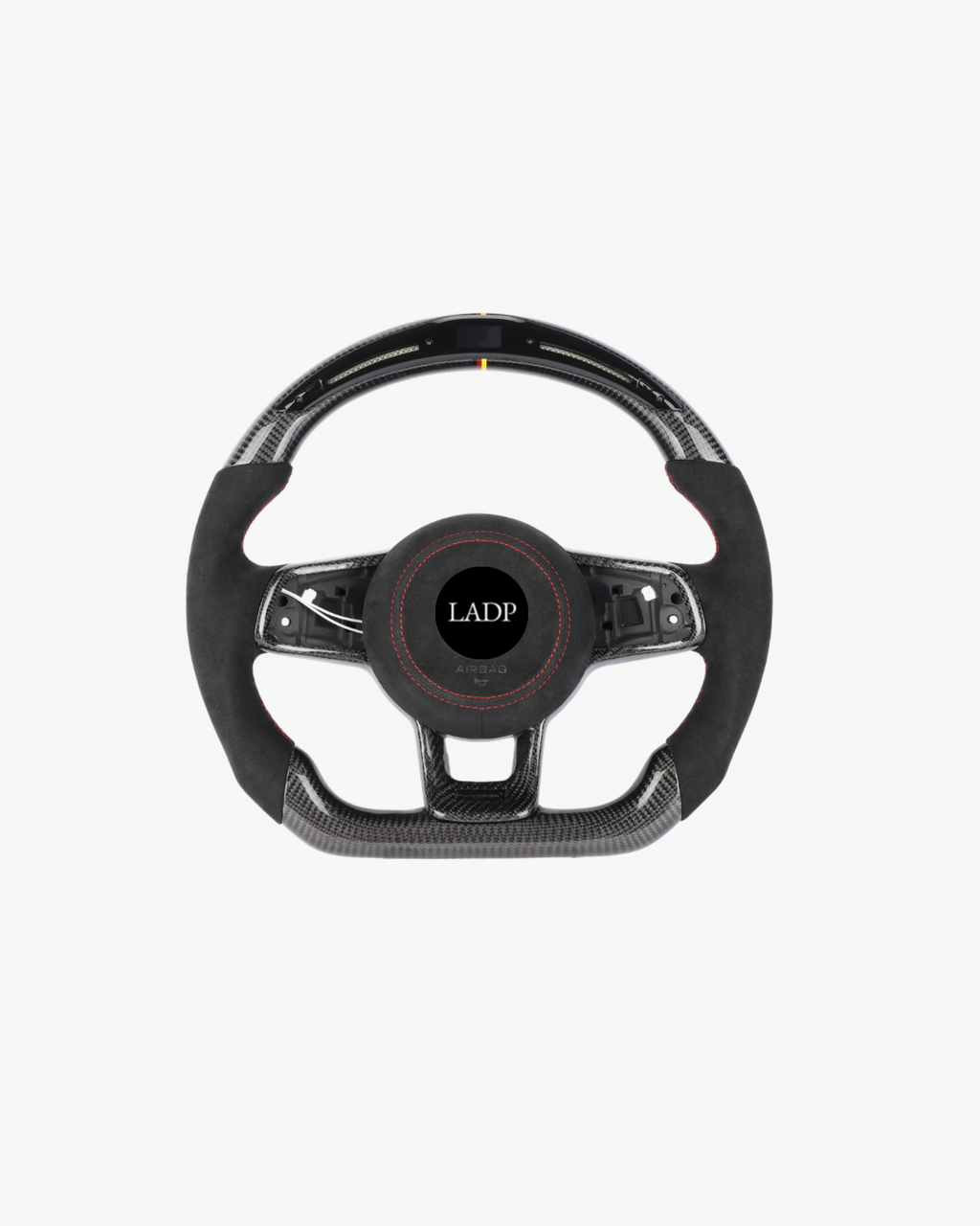 VW Golf 7 Carbon Lenkrad mit LED Anzeige | LADP Vollcarbon Sportlenkrad