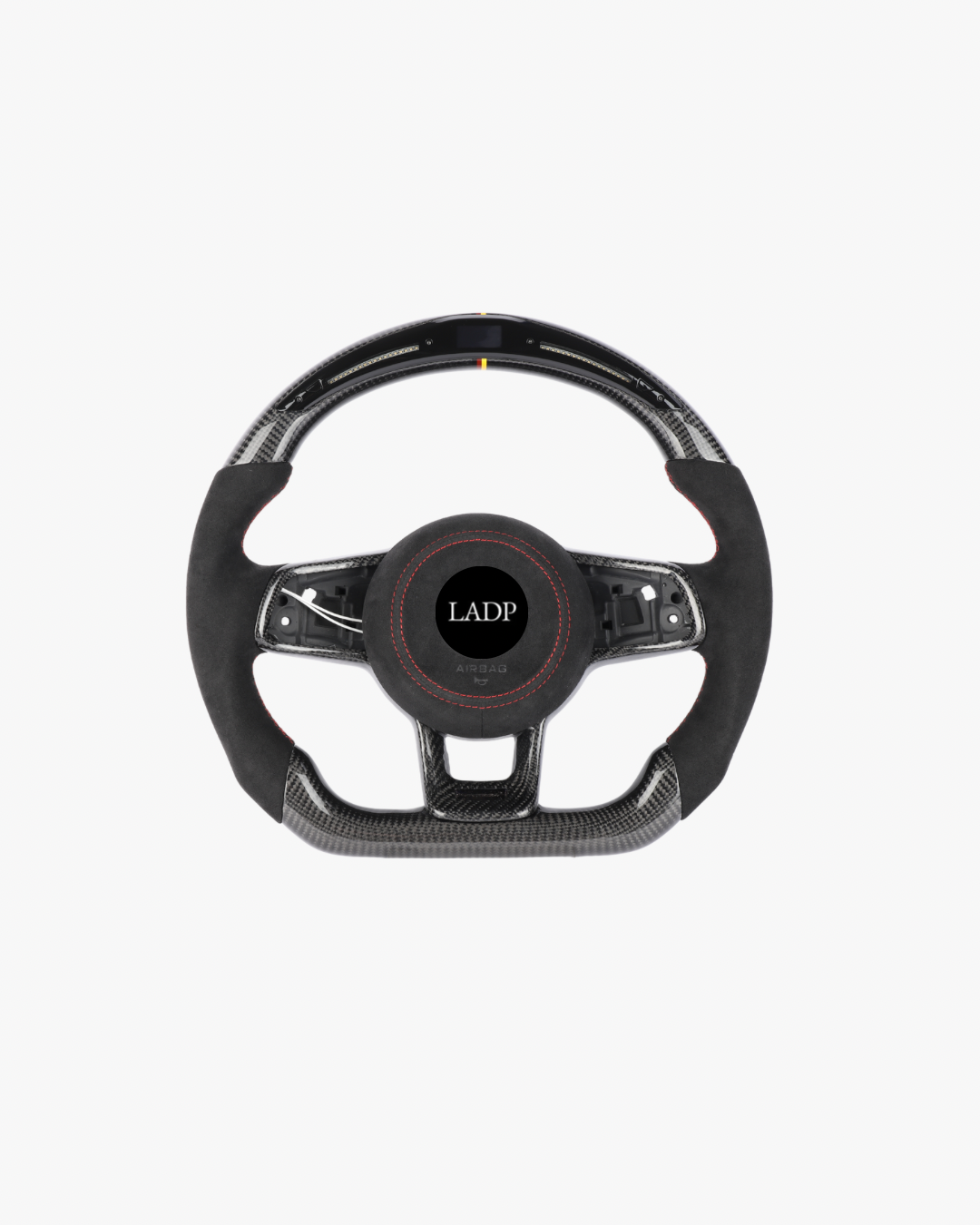 VW Golf 7 Carbon Lenkrad mit LED Anzeige | LADP Vollcarbon Sportlenkrad