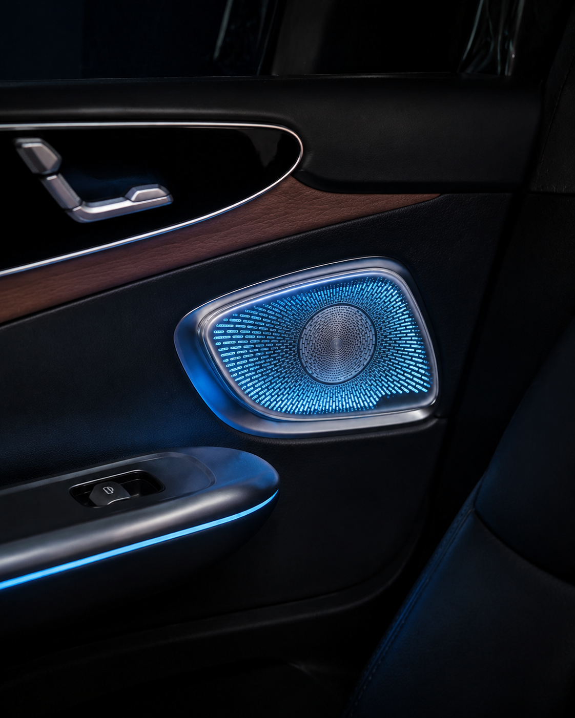 W206 & GLC X254 64-bojne LED maske zvučnika za vrata | LADP