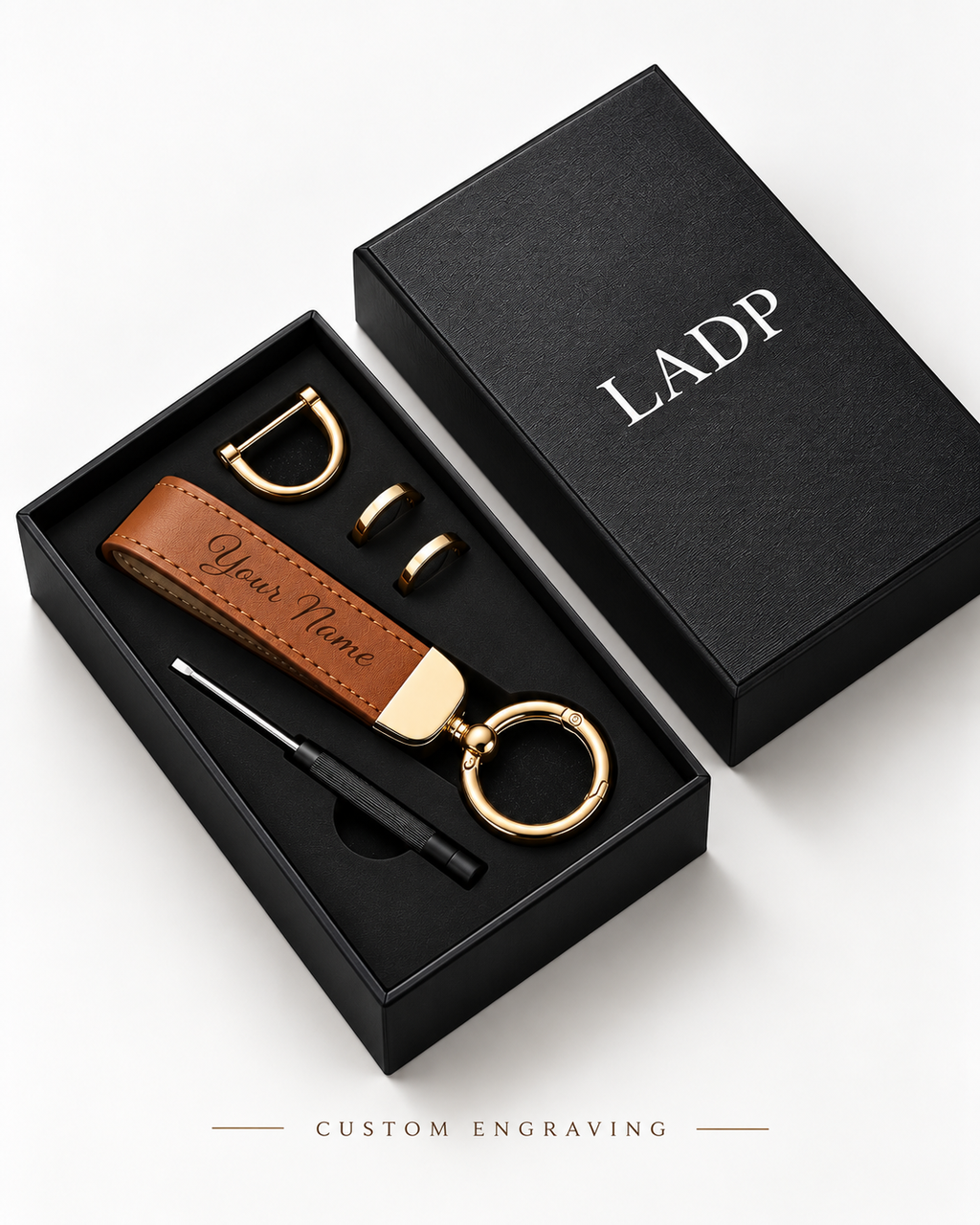 Personalised Keyring in LADP Gift Box