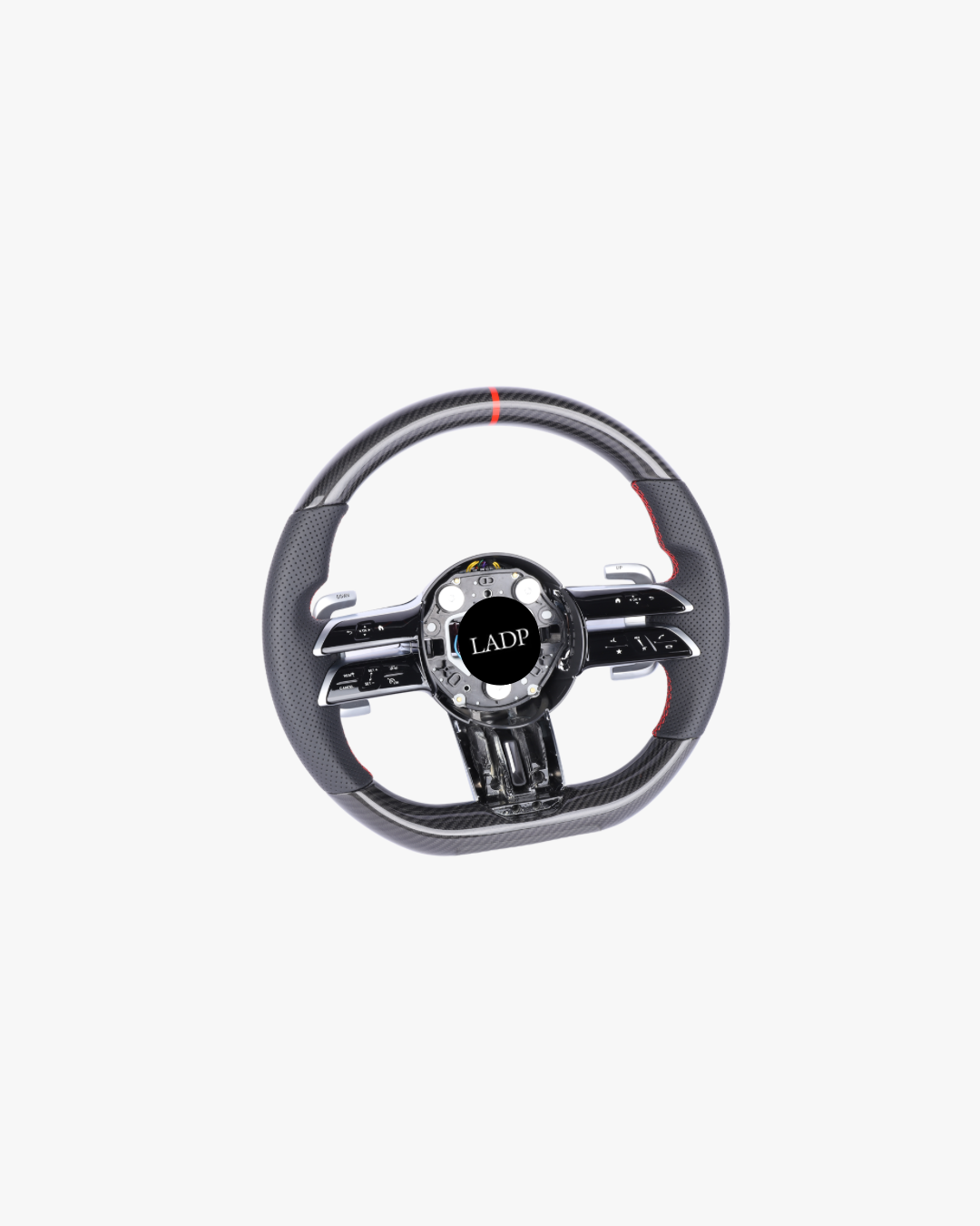 Mercedes-AMG GLE / GLS Carbon Lenkrad Schale – Performance Steering Wheel Frame ohne Anbauteile