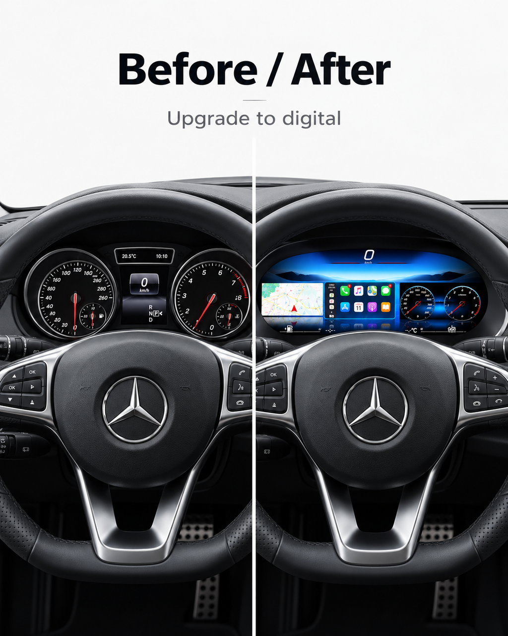 Mercedes-Benz A-Class W176, CLA & GLA 12.3-Inch Digital Instrument Cluster 2014–2019 | LADP