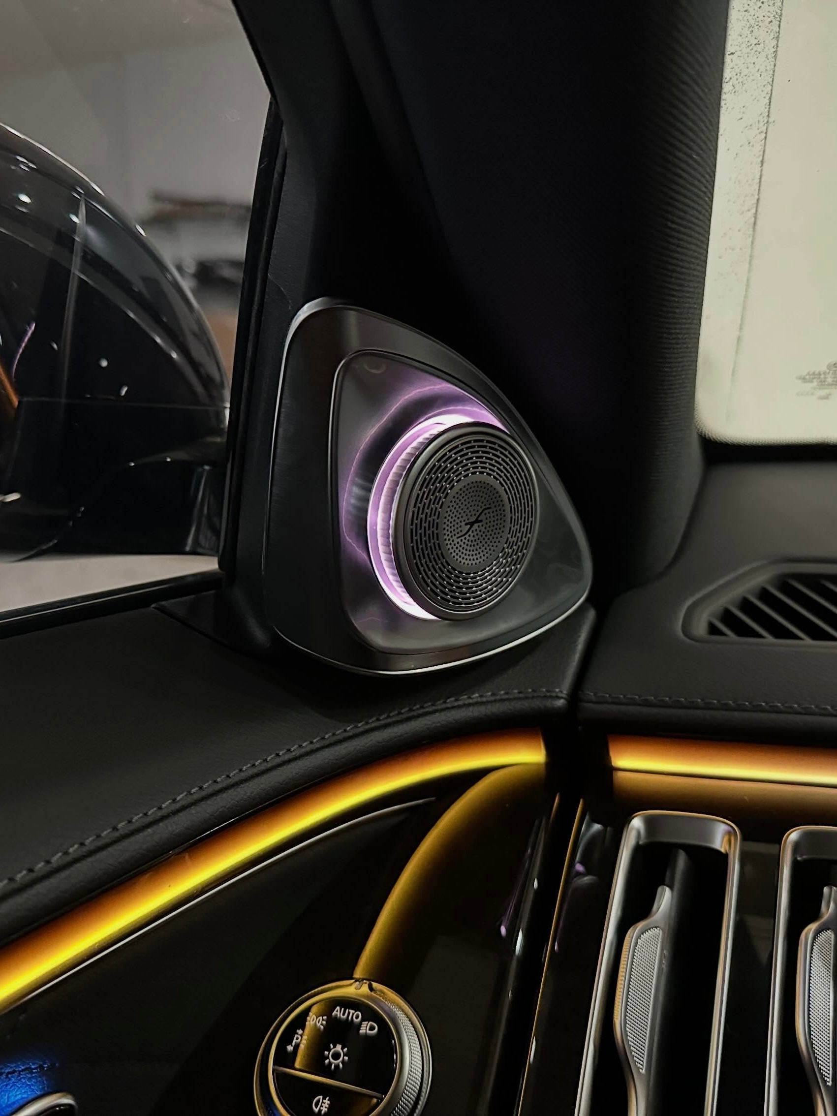 Mercedes S-Class W223 4D Rotating LED Tweeters with Ambient Lighting | LADP