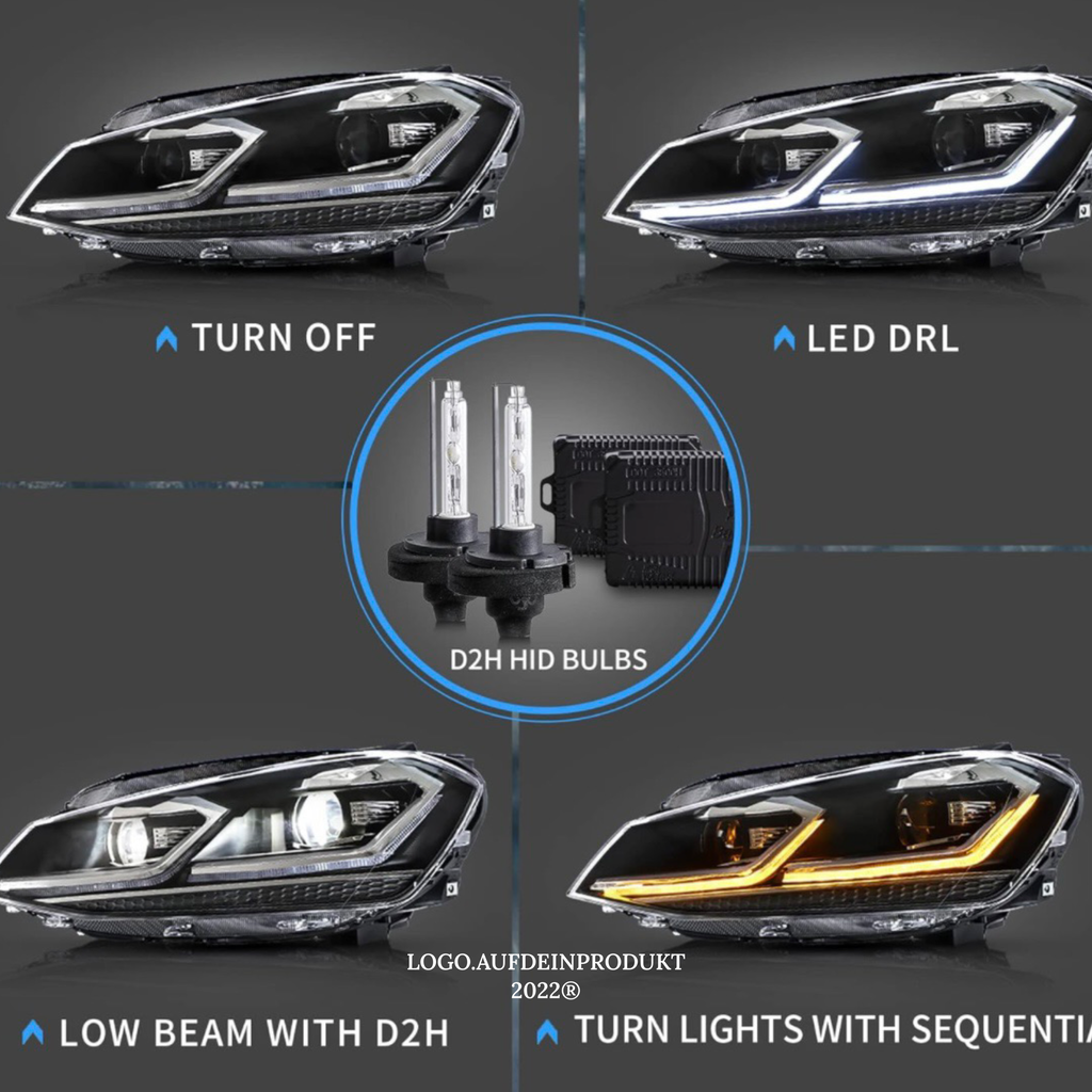 Facelift Scheinwerfer Golf 7