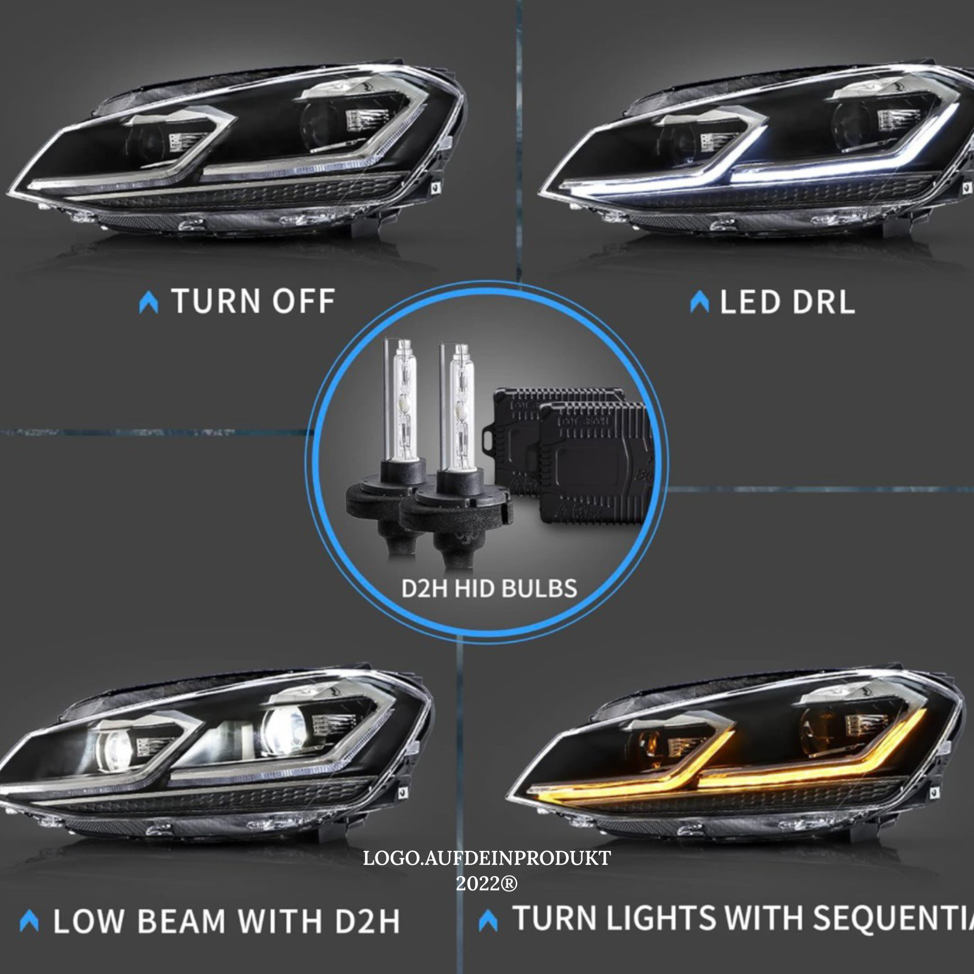 Facelift Scheinwerfer Golf 7