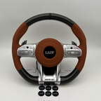 Mercedes Benz Carbon Lenkrad in Braun ( LADP Upgrade Paket )