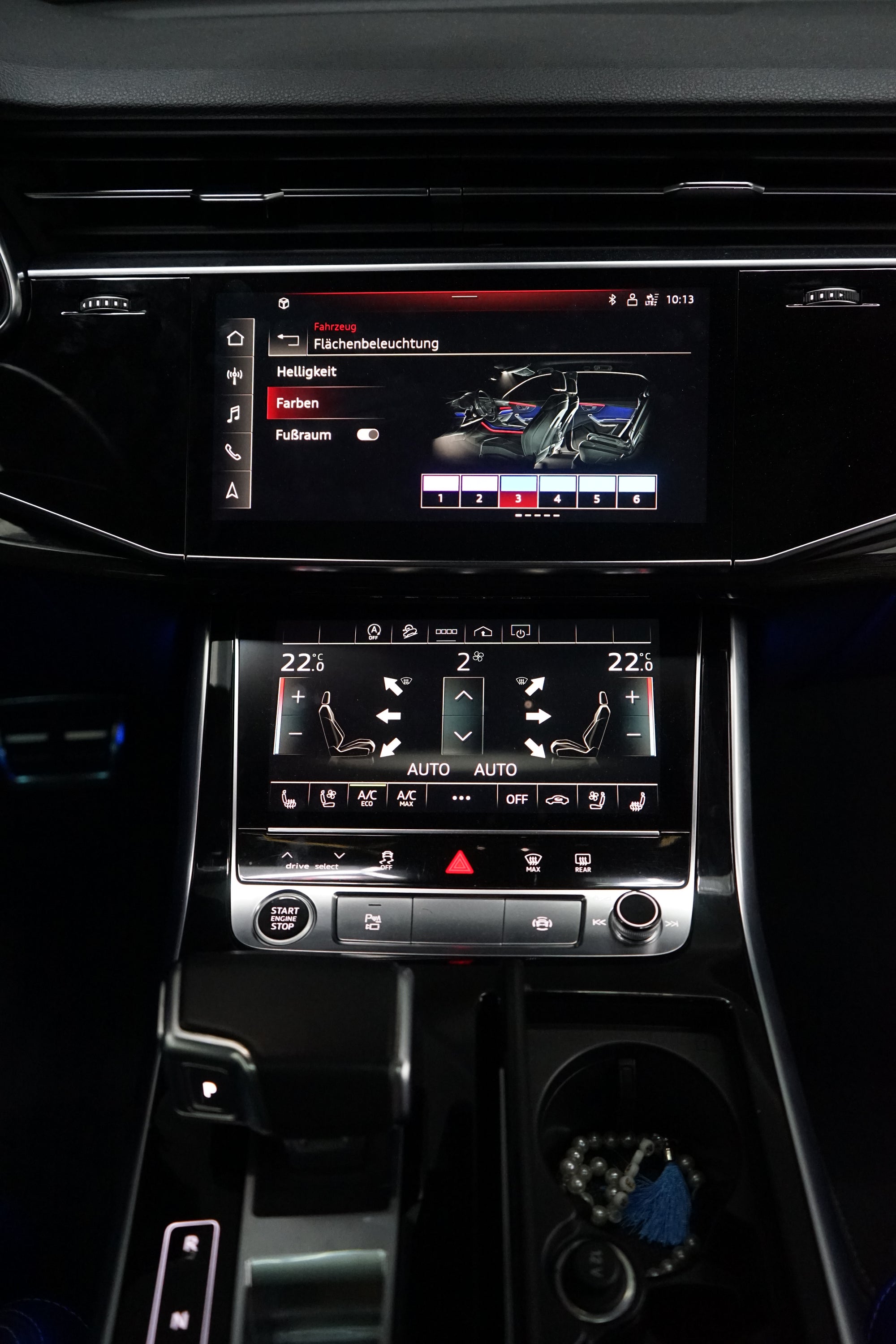 Audi Q8 30-Color LED Ambient Lighting Kit with MMI & App Control 2019–2023 | LADP