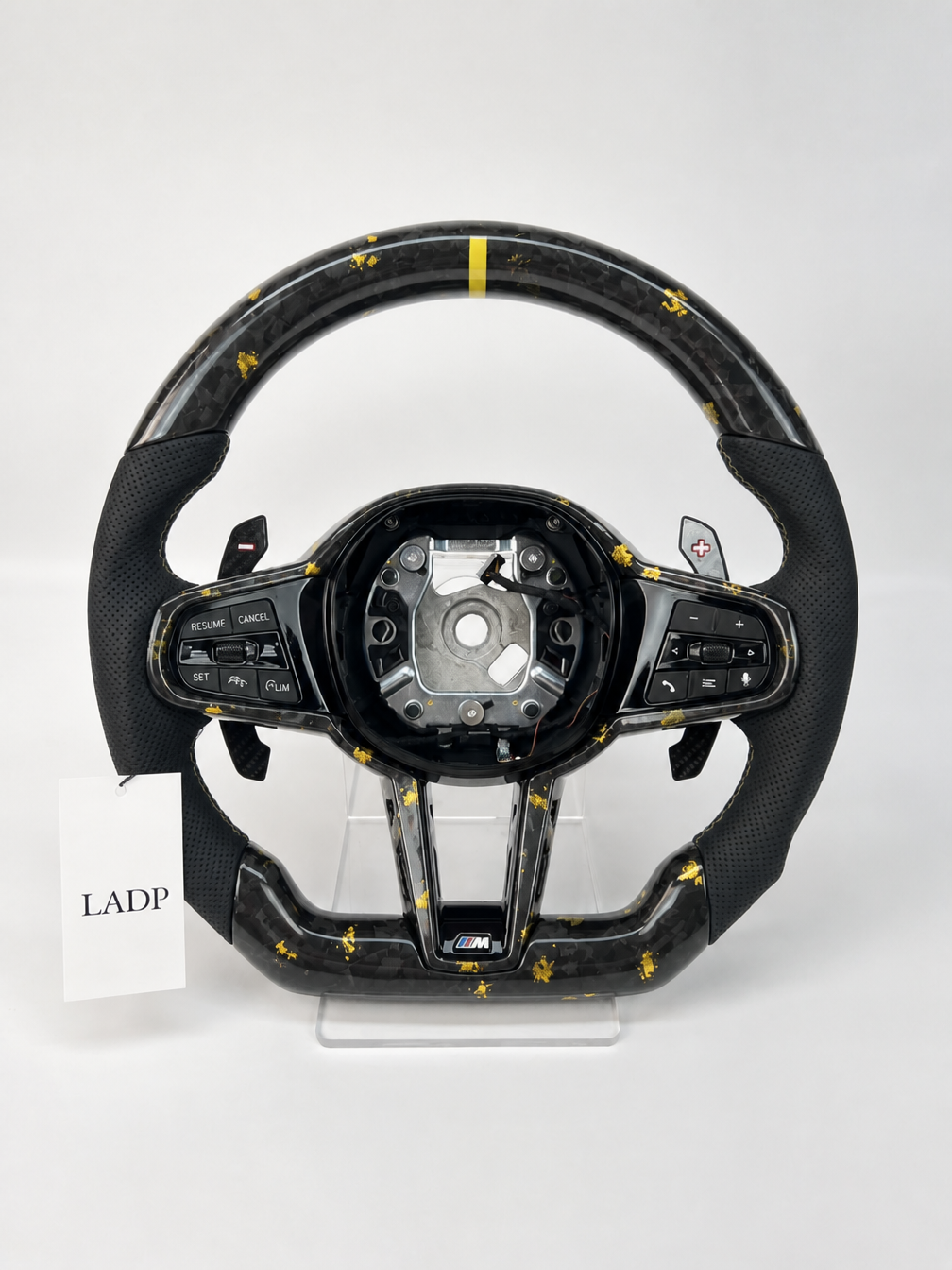 BMW G20 G21 G22 G23 G26 LCI Facelift Carbon Lenkrad Gelb Forged Carbon | LADP