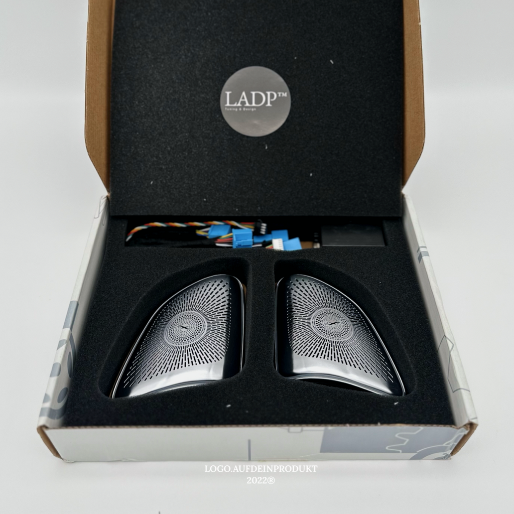 Mercedes Benz GLE | GLS | W167 Burmester Hochtöner Abdeckungen Ambiente 64 Farben