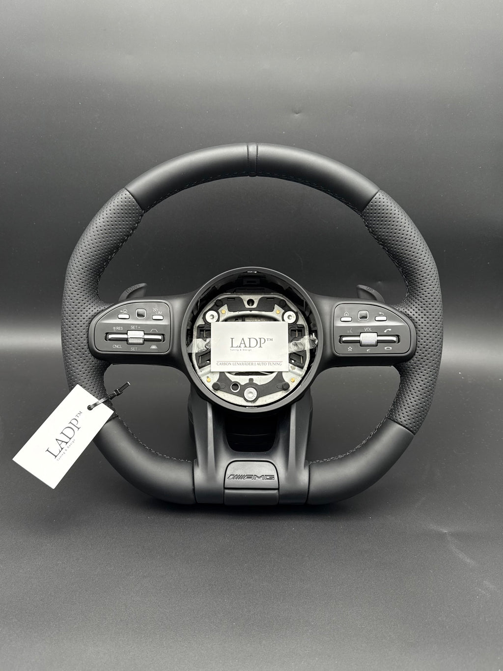 Mercedes AMG Lenkrad Schwarz Matt LADP – Custom Sportlenkrad für AMG Modelle