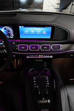 Mercedes-Benz GLE / GLS W167 – Illuminated air vents with original ambient lighting – OEM integration – Plug & Play complete set