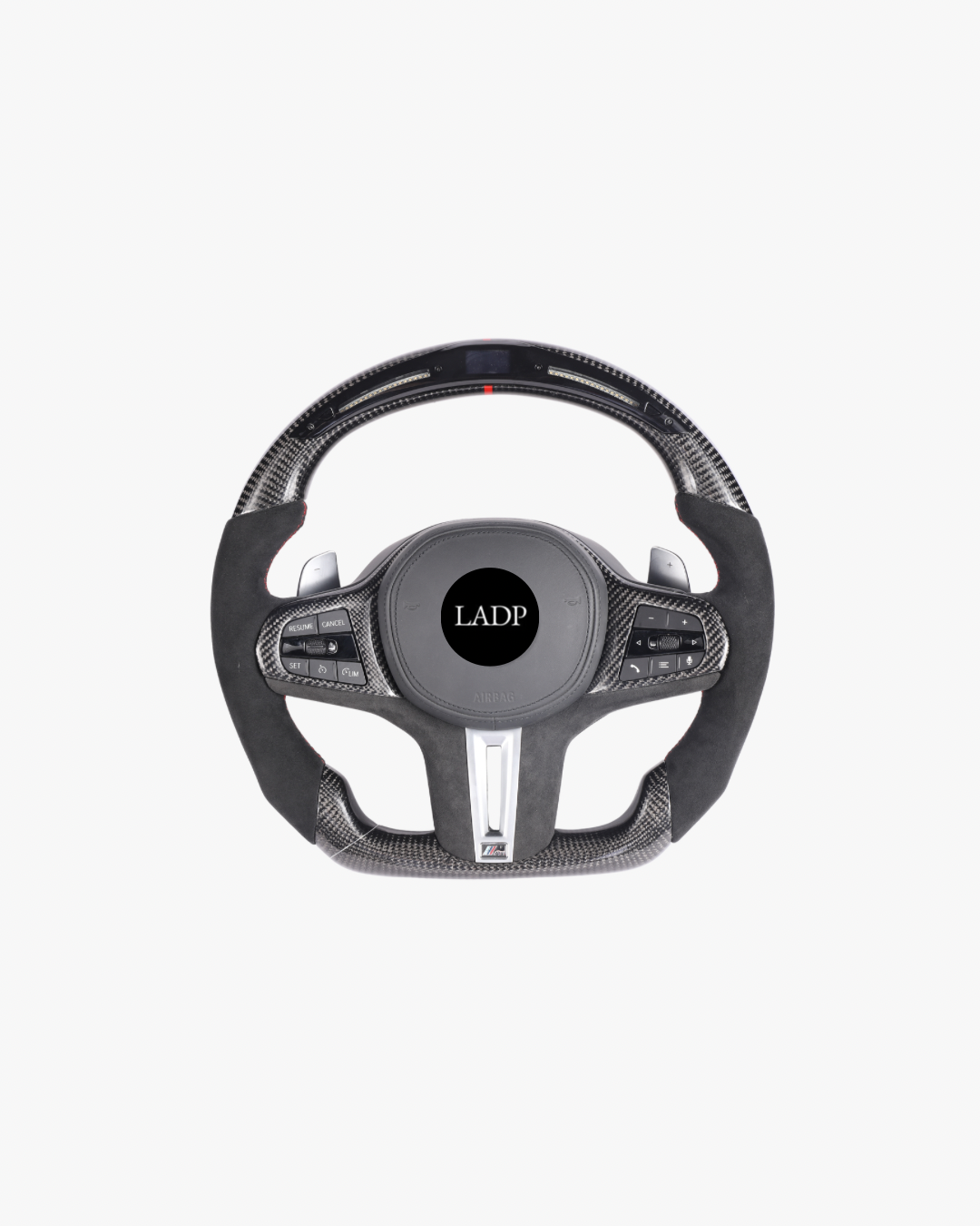 LADP BMW G-Serie Carbon Lenkrad mit LED-Anzeige – Komplettes Sportlenkrad