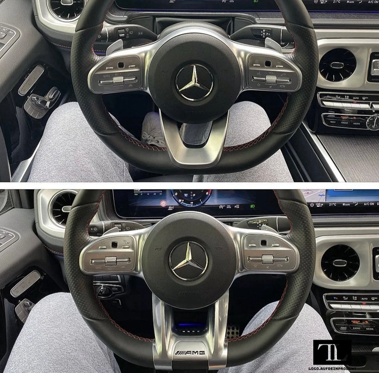 Mercedes Lenkrad Spange 2017–2024 Upgrade auf AMG Style